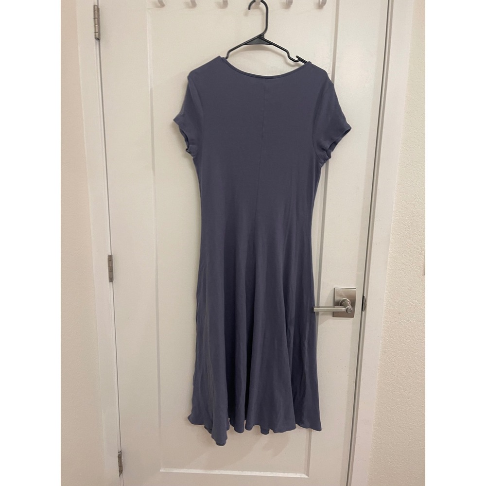 Butter‎ Mom Cotton Scoop Neck Maxi Dress Blue Chic Old Money Euro - Picture 5 of 5